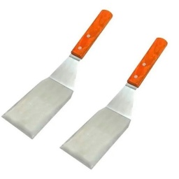 SET DE 2 ESPATULAS PARA PLANCHAS CHIVITERAS  CHIVITOS PARRILLA