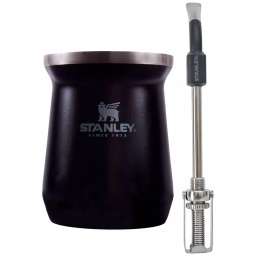 MATE STANLEY DE ACERO INOXIDABLE + BOMBILLA STANLEY ORIGINAL