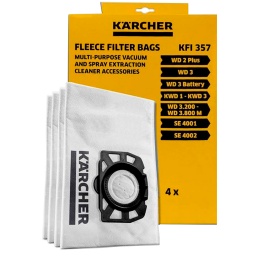 BOLSAS DE FIELTRO PARA ASPIRADORA KARCHER WD3 X 4