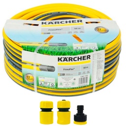 MANGUERA DE JARDIN KARCHER 50MTS + PUNTEROS ADAPTADOR