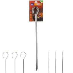 ESPETON SIMPLE X6 BROCHETE acero inoxidable 37.5 cm.