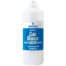 COLA VINILICA BRASCOLA 1KG ADHESIVO PEGAMENTO BRASFORT