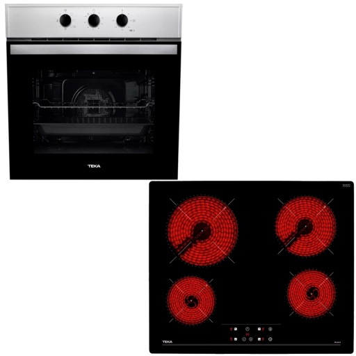 COMBO TEKA N4 HORNO + ANAFE DE EMPOTRAR LINEA PREMIUM