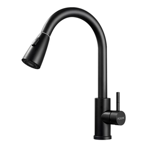 GRIFO MONOCOMANDO EXTENSIBLE NEGRO