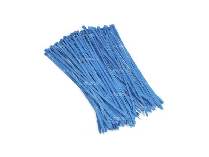 PRECINTOS PLASTICOS AZULES 3,6 X 120 MM