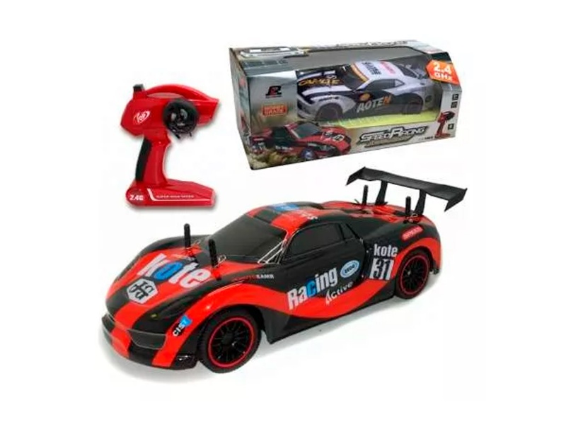 Super Auto De Carrera Con Control Remoto Recargable